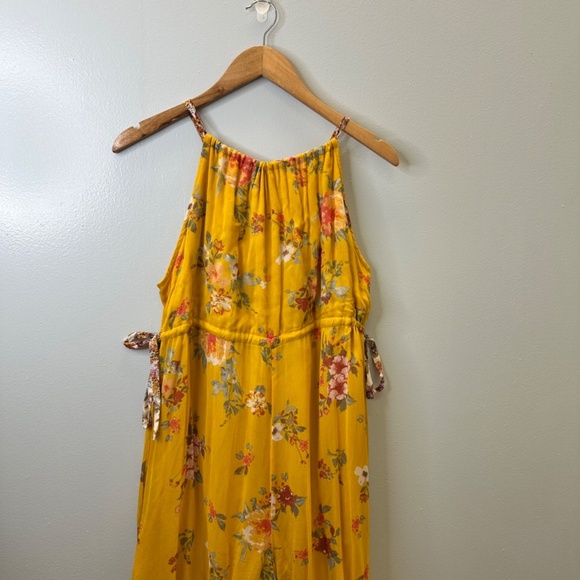Free People Georgia floral jumpsuit size medium BOHO CHIC | FAIRY CORE - Picture 3 of 10